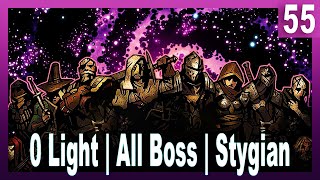 Darkest Dungeon Challenge Run Playthrough - No Light, All Bosses, Stygian | 55