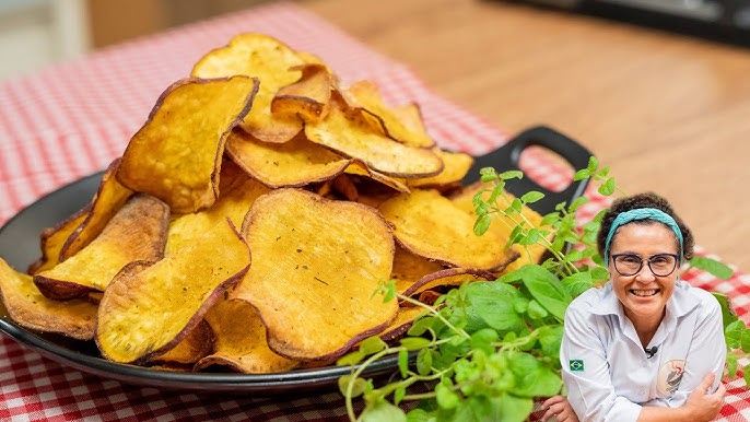 Batata Doce frita na airfryer Receita por Silvia - Cookpad