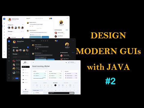 How to create modern GUI with JAVA - Login Page 1 - WITHOUT NETBEANS