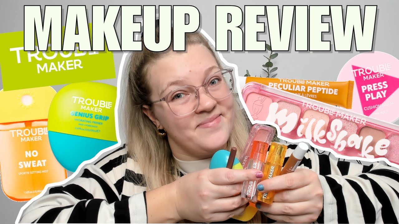 Here comes the trouble (for expensive makeup) | TROUBLE MAKER BEAUTY - REVIEW + DEMO