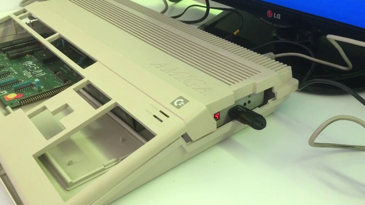 Amiga 500 Gotek drive with read/write error - YouTube