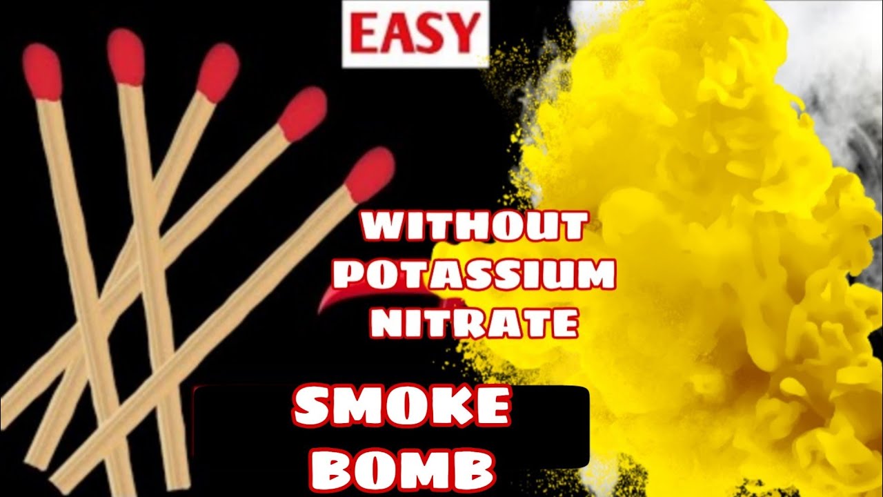 COLOR SMOKE BOMBsmoke bomb without potassium nitrateSmog bomb with