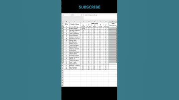 Excel Tips | Automating Attendance Sheet Part 2 #shorts #shortsyoutube #exceltutorial #office365