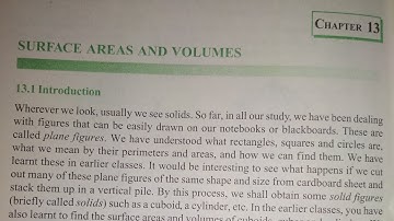 Class 9 Mathematics Chapter 13 Surface Areas And Volumes Exercise 13.1 part 2