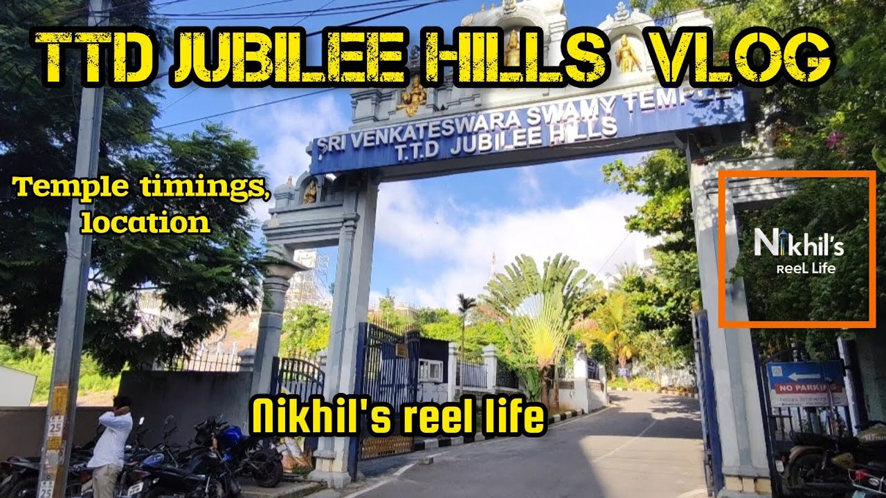 ✨ Mini Tirumala in Hyderabad! 🛕 TTD Jubilee Hills Temple Tour | Nikhil’s Reel Life