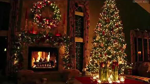 Top 200 Christmas Songs of All Time 🎄10 Hours of Classic Christmas Music with Fireplace