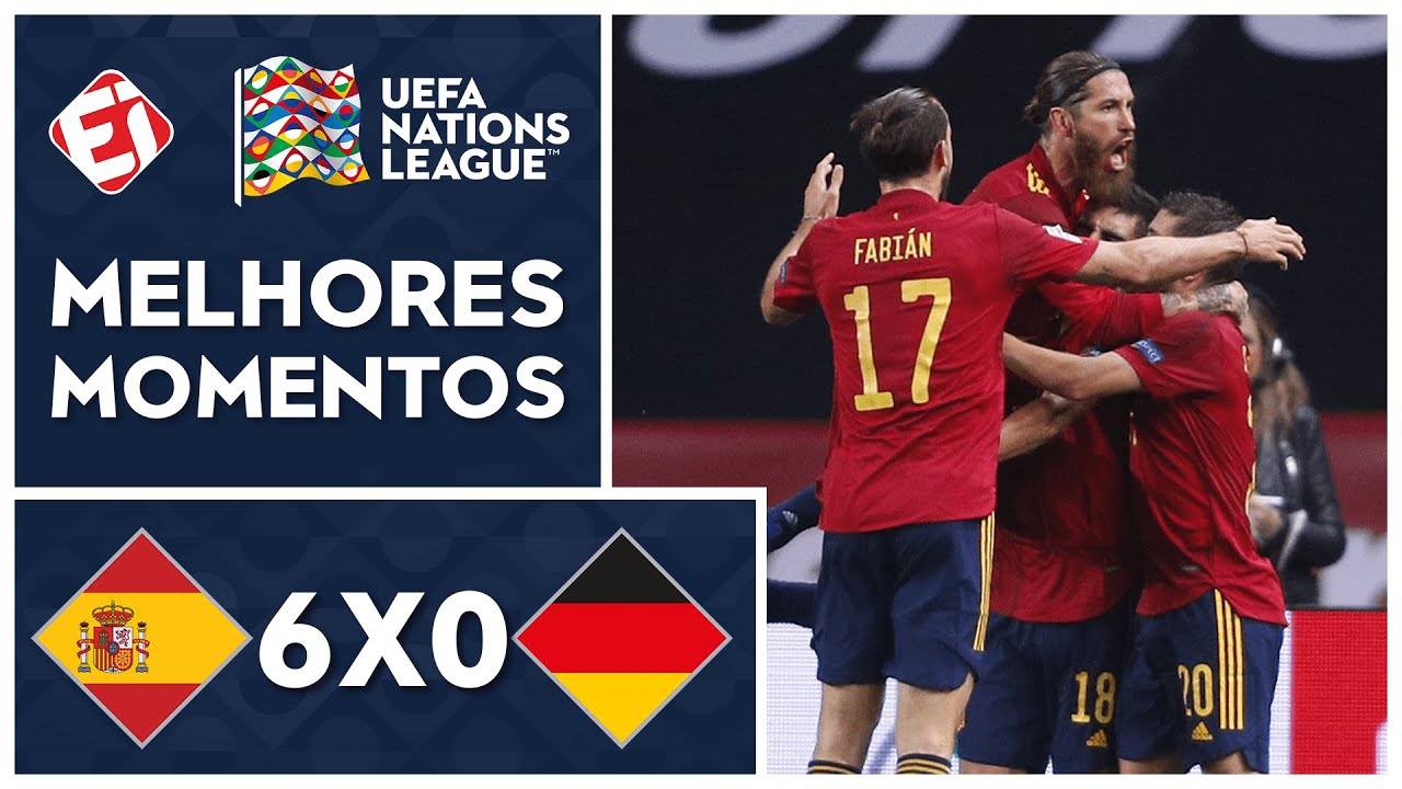 Espanha 6 x 0 Alemanha  Liga das Nações: melhores momentos