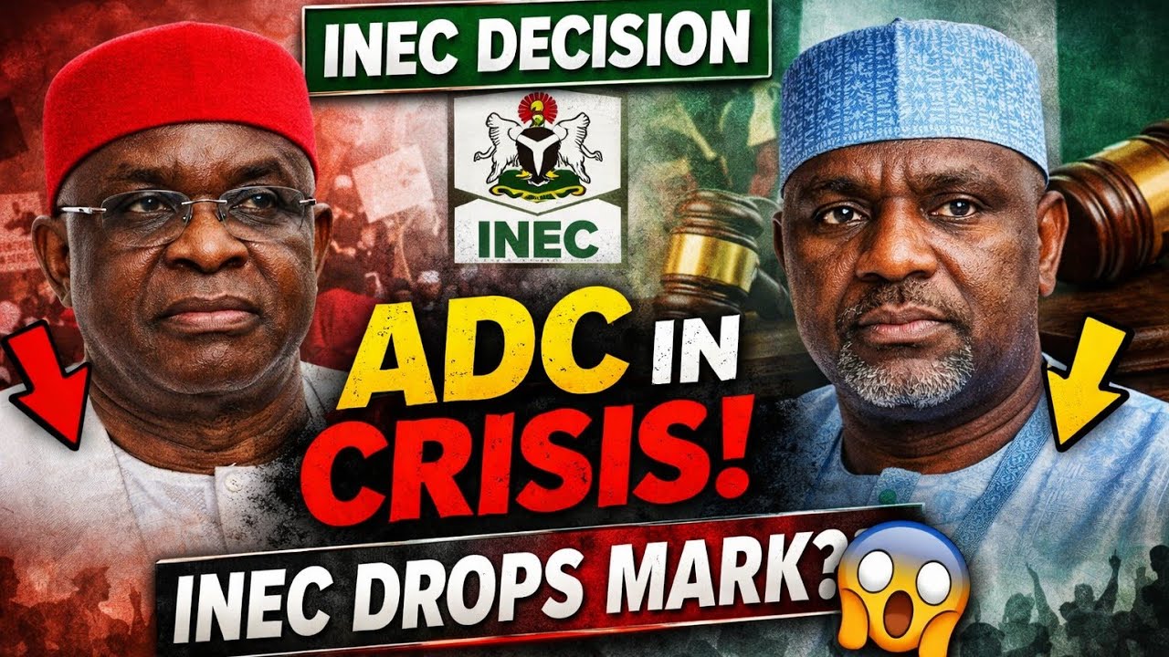 ⁣Nigeria Politics Explodes: INEC Freezes ADC Leadership Amid Court Battle
