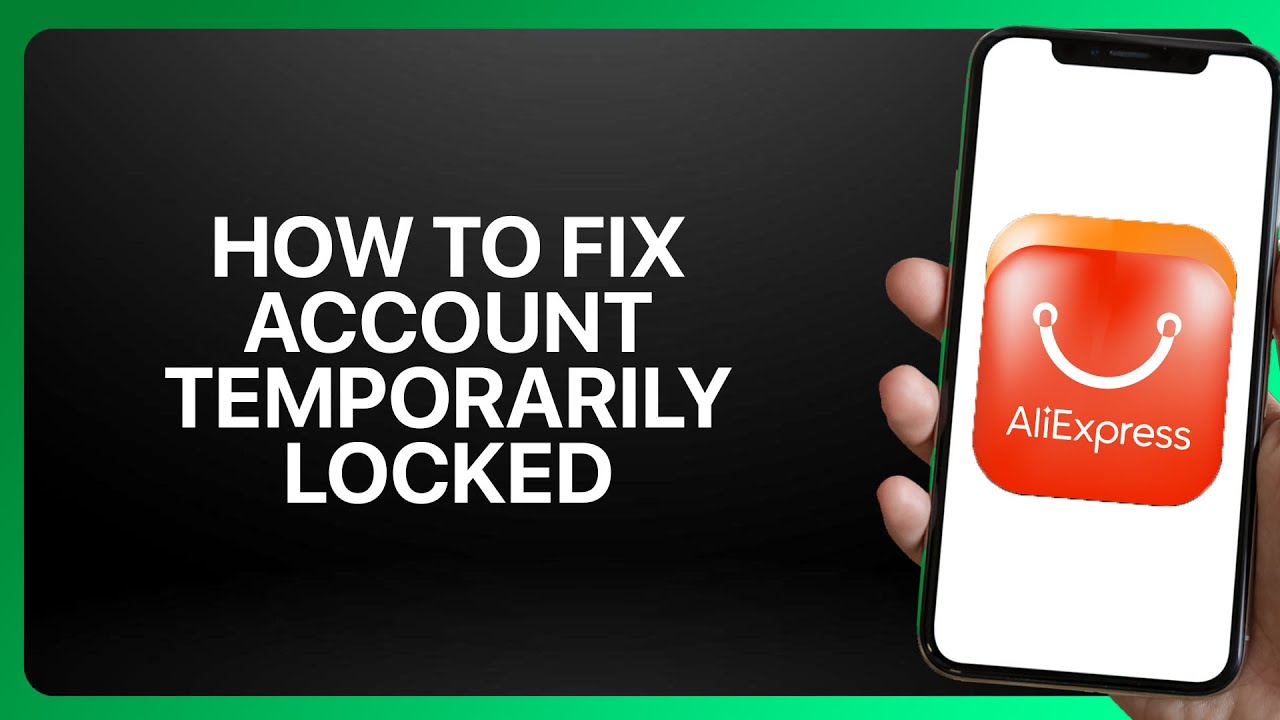 How To Fix AliExpress Account Temporarily Locked in AliExpress 2025! Tutorial