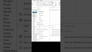 أسرع طريقة لاستخدام الفلتر بال Excel  #اكسل #excel #excelfilter