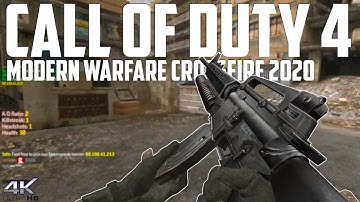 Call of Duty 4 Modern Warfare Multiplayer 2020 Crossfire Gameplay 4K