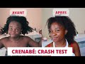 Crashtest crenab cheveux crpus friss boucls 