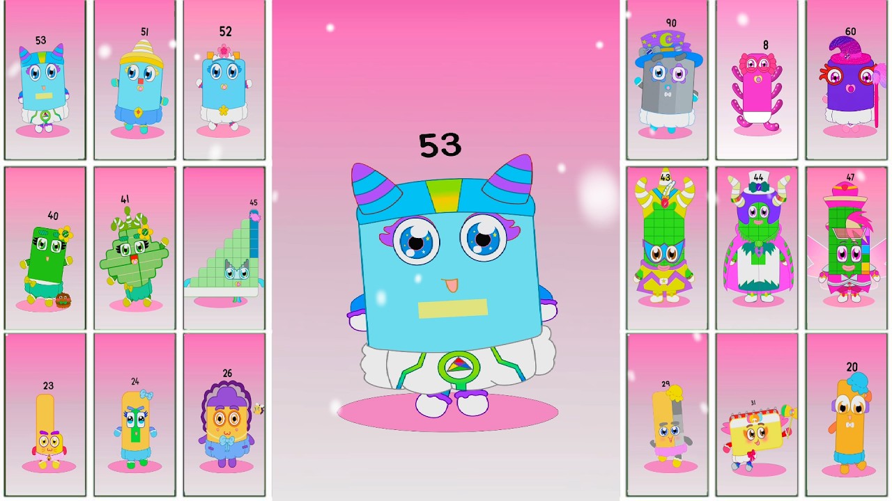 Sprunki OC Numberblocks (6~53)– Full Evolution Showcase