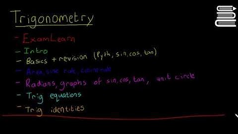 Leaving Cert Maths - Trigonometry 1 - Intro