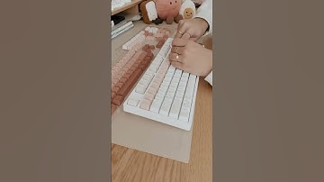 swapping out key caps! linked on my amazon storefront 🤭 #keycaps #timelapse #gaming #wfh #keyboard