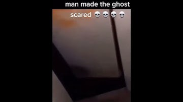 Bro made the ghost scared💀💀💀💀