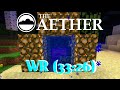 Minecraft Aether Speedrun WR (33:26)