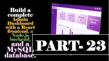React Admin Dashboard with Node.js & MySQL – Step-by-Step Guide (Part 23) | Get SalesData API