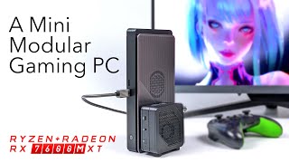 We Built A Modular Mini Gaming PC That Runs It All! RX680 Edge Hands-On