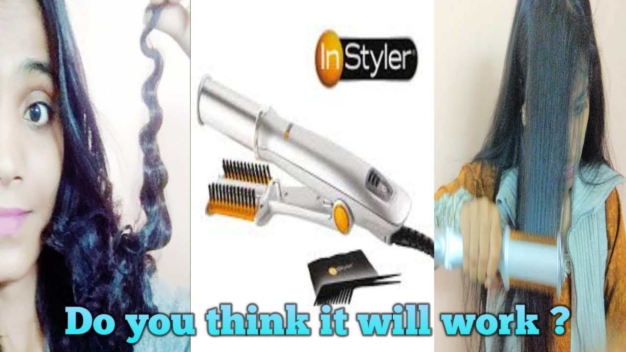 2 IN 1 STRAIGHTNER AND CURLER INSTYLER ROTATING IRON FULL