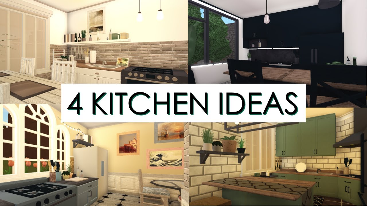 4 Small Kitchen Ideas Welcome To Bloxburg Roblox Youtube - living room roblox kitchen ideas
