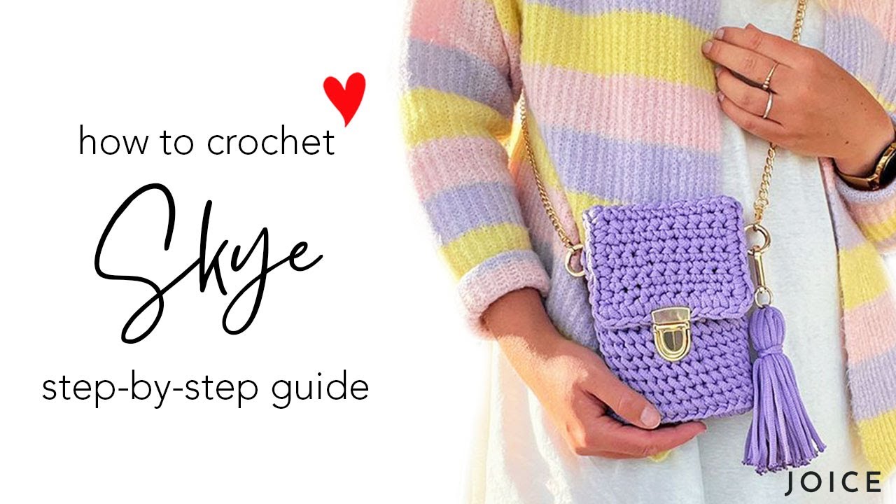 The Crocheted Sky Flap Bag