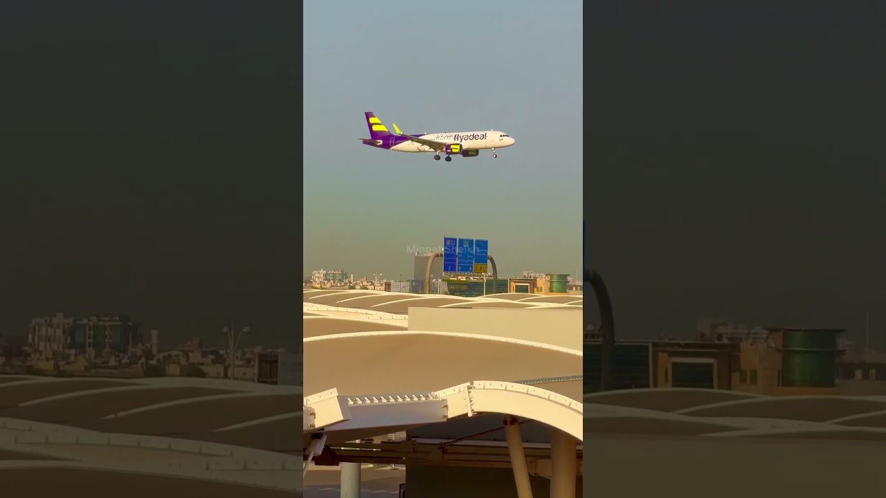 FLYADEAL AIRLINES A320 LANDING VIEW | 