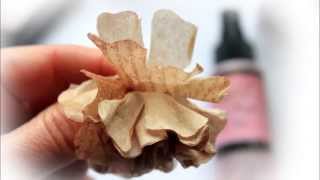 Scraps Of Elegance Kit Club- Tea Bag Flower Tutorial By Renea Harrison