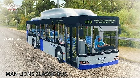 Bussid _ Man lions classic bus _bus simulator Indonesia _bussid bus mod