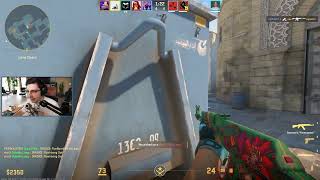 Shroud tries to shoot a Grenade in CS:GO 2
