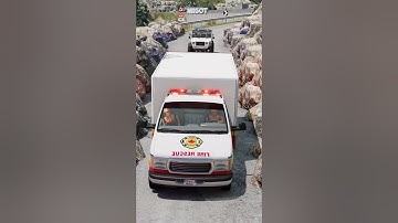 Police Car Bollard Rock Crash – BeamNG.drive