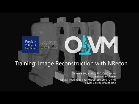 Training: 3D Image Reconstruction with NRecon
