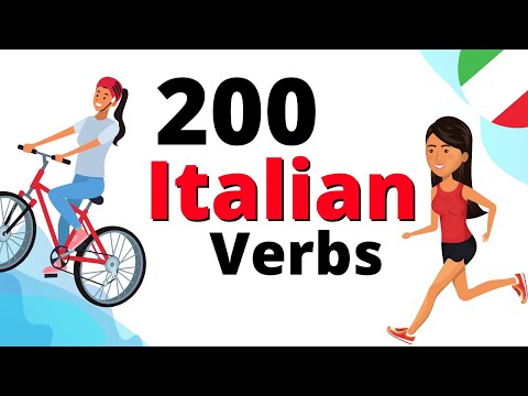 Learn Italian Verbs 🤸🏻‍♂‍ TOP 200 VERBS IN ITALIAN 🏃‍♀‍Perfect Italian Lesson