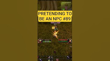 Pretending to be an NPC PT89 in Wow Classic #shorts