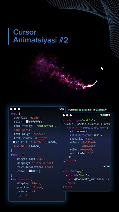 5D cursor animation #javascript #css #webdevelopment #frontend - YouTube