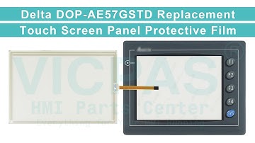 Delta DOP-AE57GSTD Touch Screen Front Overlay Repair