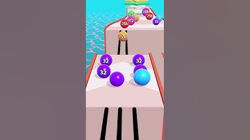 Numbers Ball Run Challenging Game #2 android,  ios #ballrun2048 #ballgame  #games