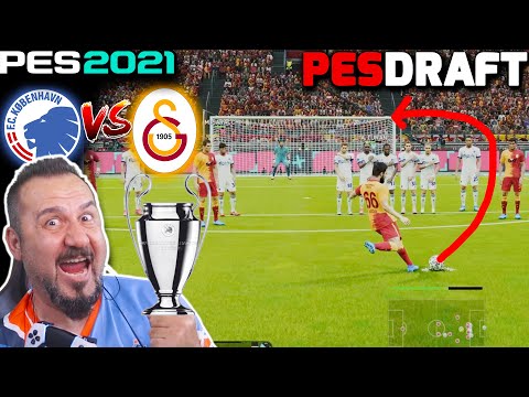 ARDA TURAN EFSANE FRİKİK GOLÜ! KOPENHAG-GALATASARAY ŞAMPİYONLAR LİGİ KARMASI | PES 2021 PESDRAFT