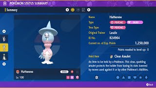 Hatterene - 7 Star Primarina Raid - Solo - Pokemon Scarlet/Violet