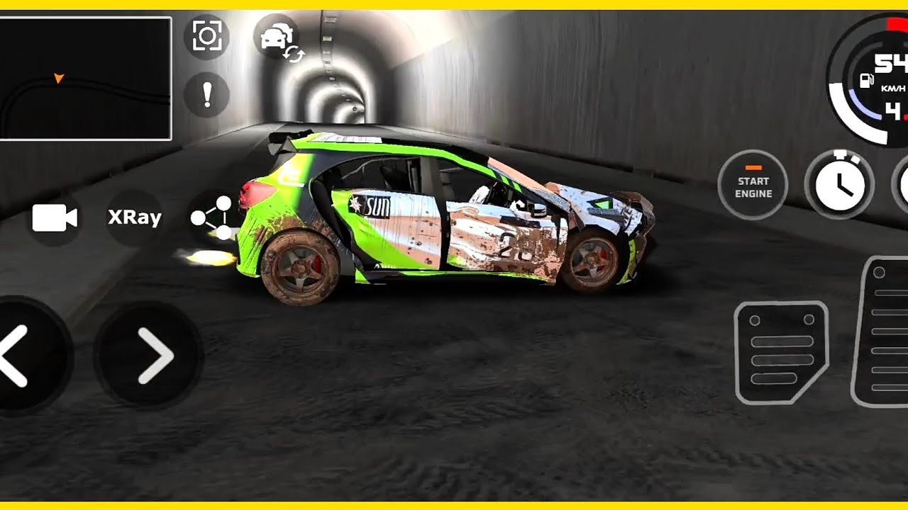 car racing solo real sound game play simulator - YouTube