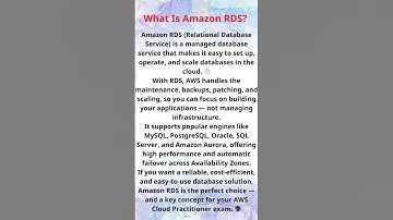 What Is Amazon RDS? | Managed Database Service Explained 🗄️