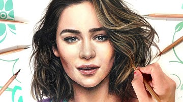 How to Draw Hair | Drawing Realistic Hair using Coloured Pencil