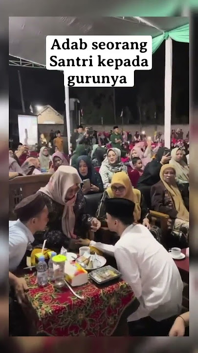 Adab Gus Azmi terhadap Sang Guru #adab #santri #kyai #ulama