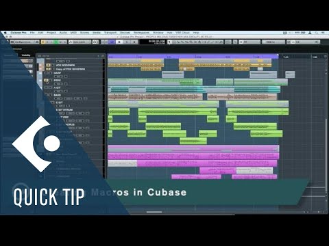 Creating Macros in Cubase | Tips, Tricks and Workflow Enhancements