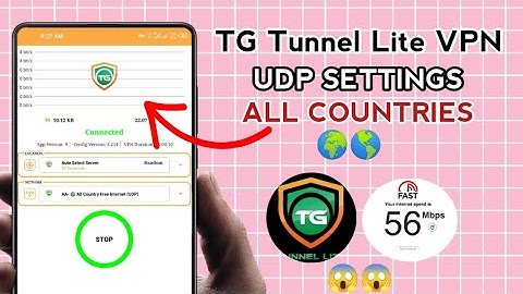 How To Setup TG Tunnel lite VPN with all Country UDP Settings for Secure Browsing