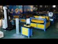 BLKMA® automatic duct line 3 + lockformer / lock forming machine + hydraulic lock seam machine