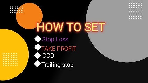 Binance Spot Trading Bangla | use stop loss on binance oco,Trailing spot,Sl,#stoploss#use stop loss