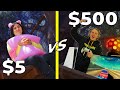 BUDGET $5 vs $500 SLUMBER PARTY IN A TREEHOUSE CHALLENGE!