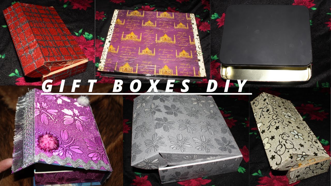 Reuse of Old Boxes into Gift Boxes YouTube