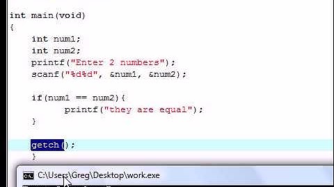 C Programming Tutorial   4   If Statement Decision   YouTube 360p